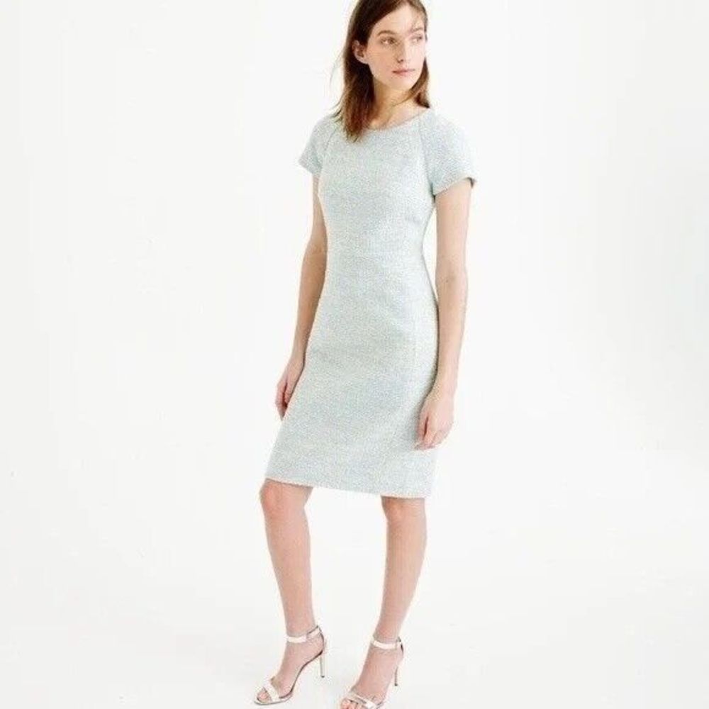 J. Crew Dress Sz 4 Multi-Tweed Wool